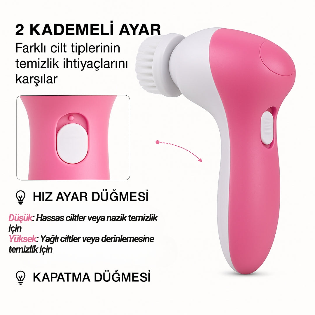 5 Başlıklı Yüz Bakım & Temizleme Seti