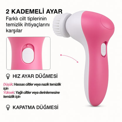 5 Başlıklı Yüz Bakım & Temizleme Seti