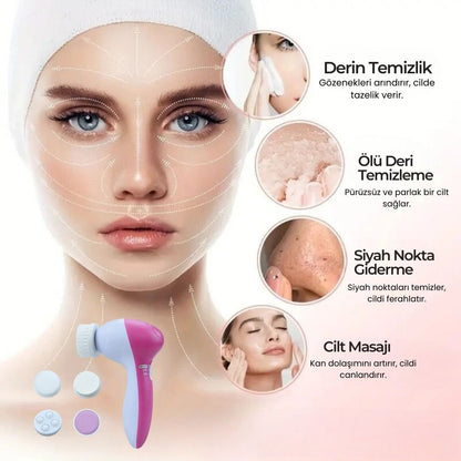 5 Başlıklı Yüz Bakım & Temizleme Seti