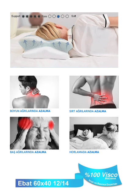 Boyun Fıtığı Boyun Ağrısı Destekli Güzellik Yastığı