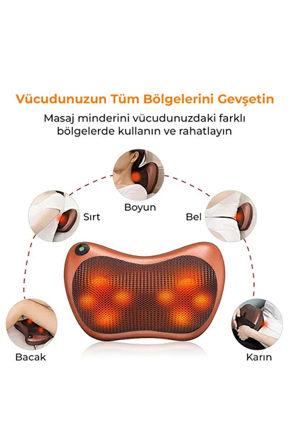 Boyun Yoğurmalı Ve Isıtmalı Çok Fonksiyonlu Masaj Seti